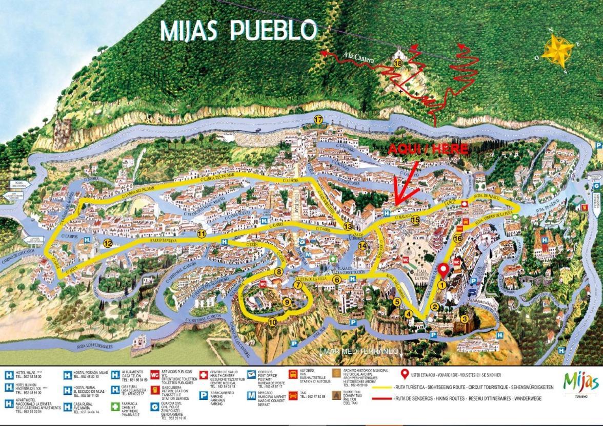 Precioso Apartamento Con Vistas En El Centro De Mijas Pueblo Eksteriør billede